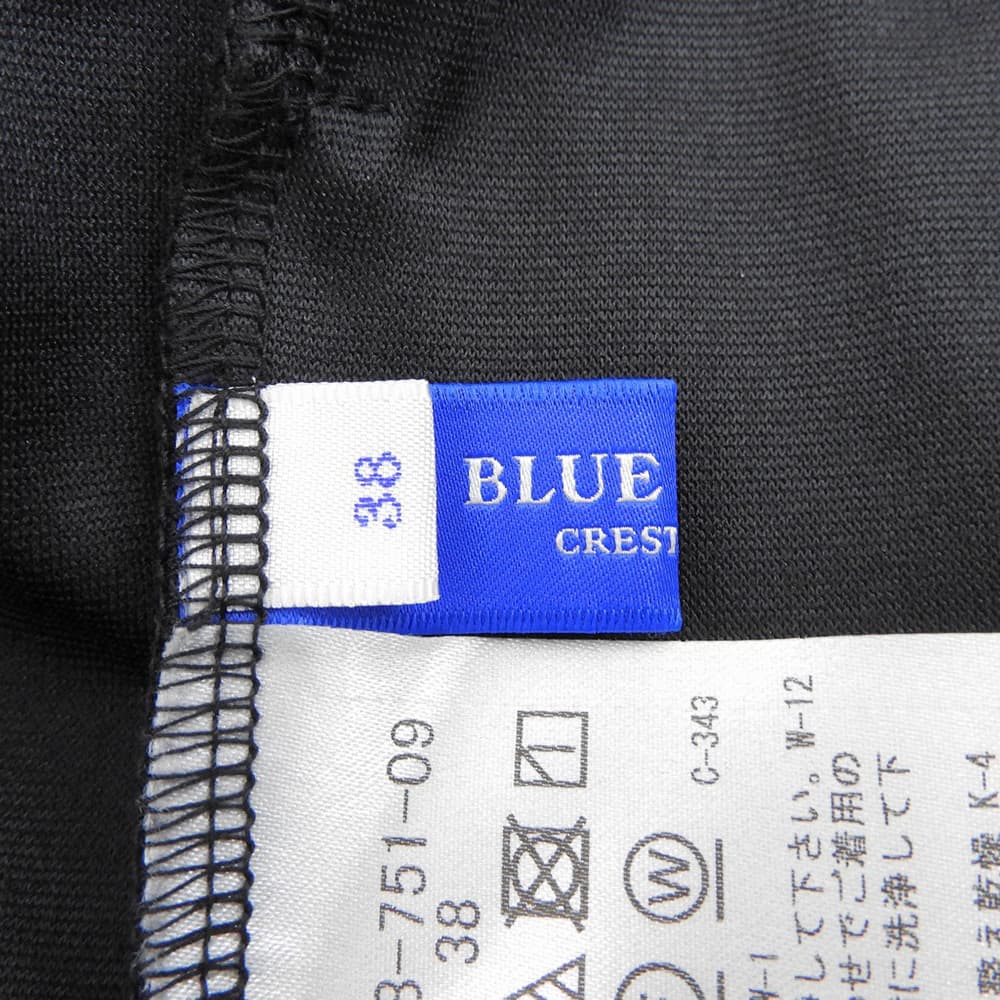 BLUE LABEL CRESTBRIDGE Excellent Condition Elastic Waist Easy Pants Bottoms Women's Black 38 Bottoms 38
