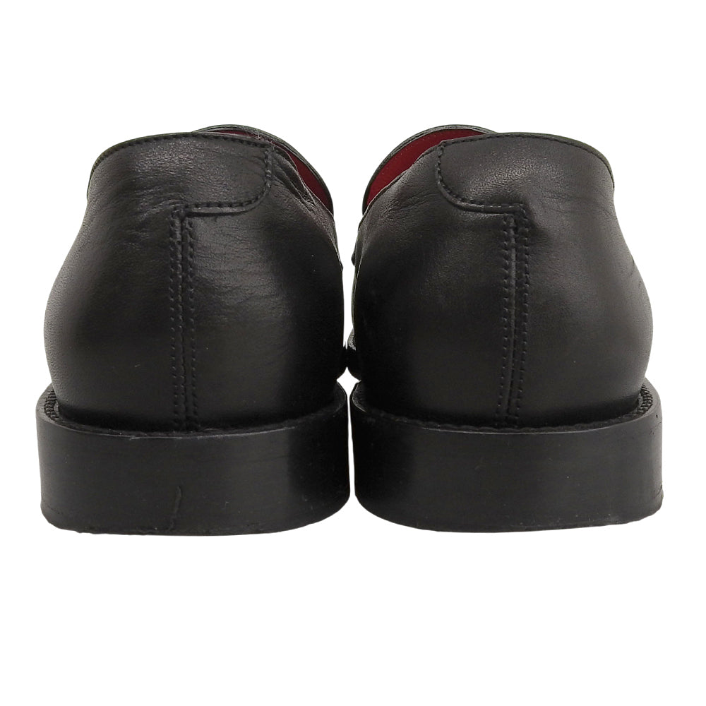 Valentino Garavani ヴァレンティノガラヴァーニ レザー Vロゴ タッセルローファー シューズ レディース ブラック 36 シューズ 36