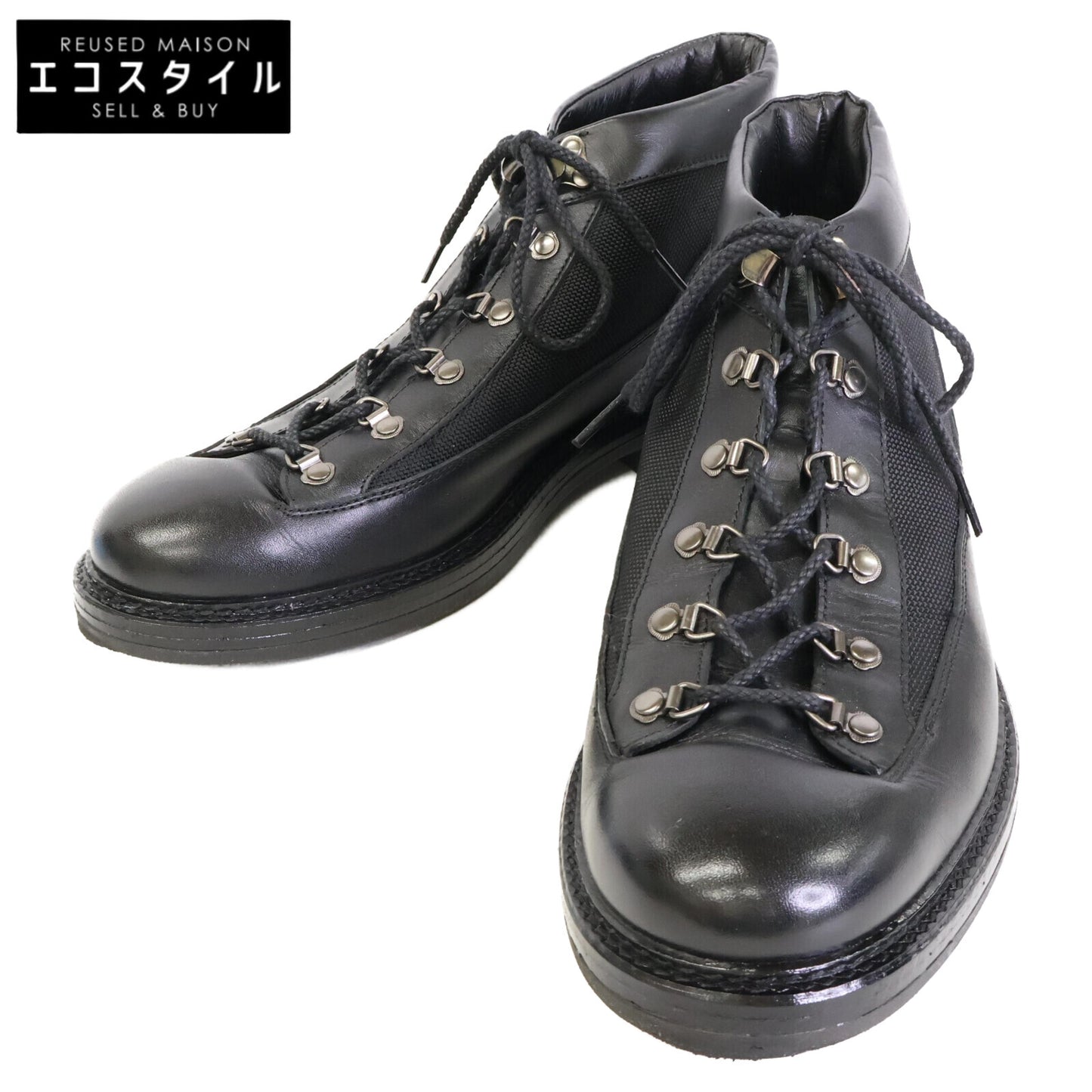 2462-7020 Smooth Leather Mountain Boots Shoes 26 1/2 Men's