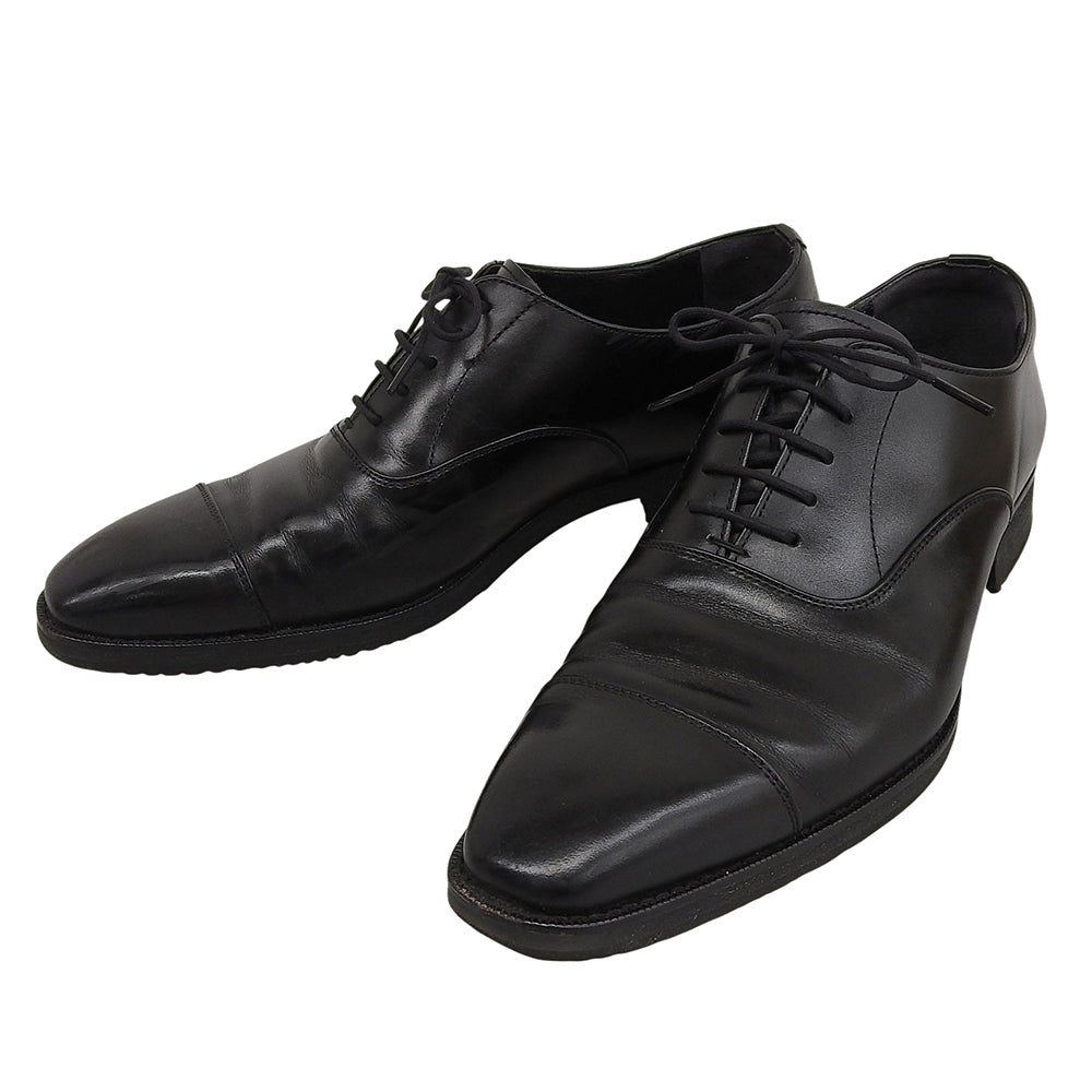 三陽山長 サンヨウヤマチョウ 柔介 JUSUK ストレートチップシューズ メンズ ブラック 8 1/2 Q7432-035-09 シューズ 8 1/2