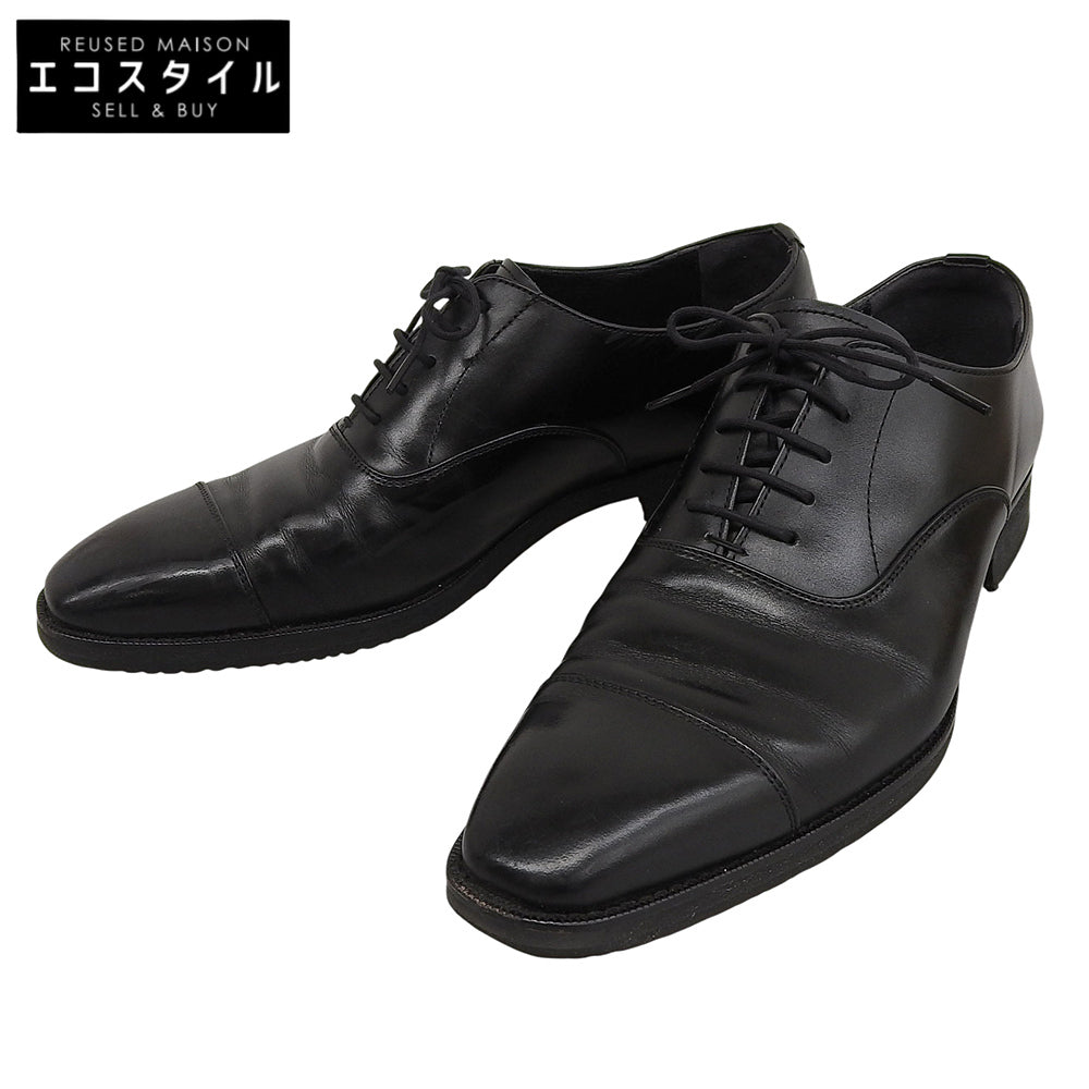 三陽山長 サンヨウヤマチョウ 柔介 JUSUK ストレートチップシューズ メンズ ブラック 8 1/2 Q7432-035-09 シューズ 8 1/2