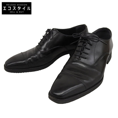 三陽山長 サンヨウヤマチョウ 柔介 JUSUK ストレートチップシューズ メンズ ブラック 8 1/2 Q7432-035-09 シューズ 8 1/2