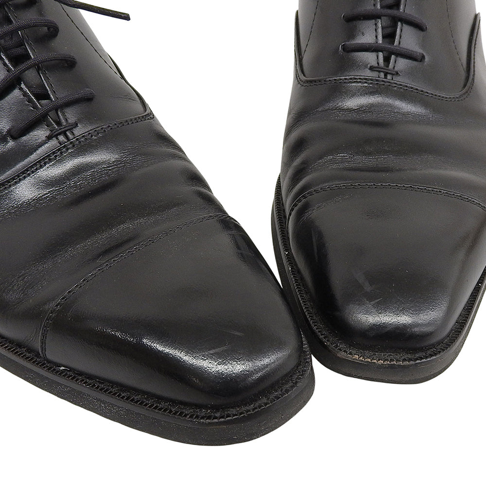 三陽山長 サンヨウヤマチョウ 柔介 JUSUK ストレートチップシューズ メンズ ブラック 8 1/2 Q7432-035-09 シューズ 8 1/2