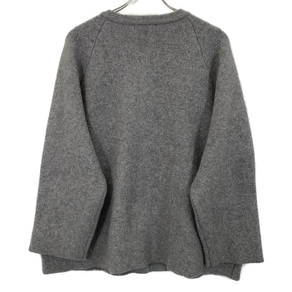 UNTITLED アンタイトル 153-34555 グレー ウールニットコーディガン トップス