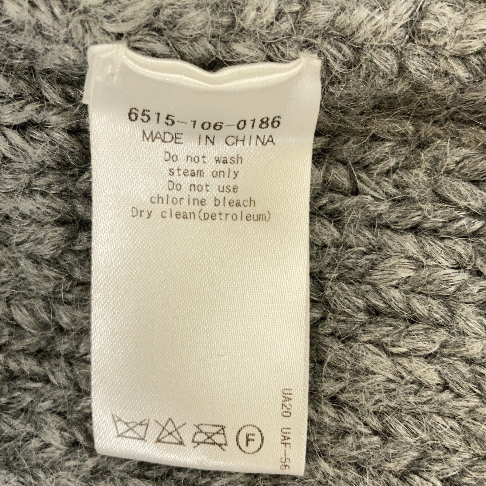 灰色 马海毛 羊毛 开衫 上衣 1 女士