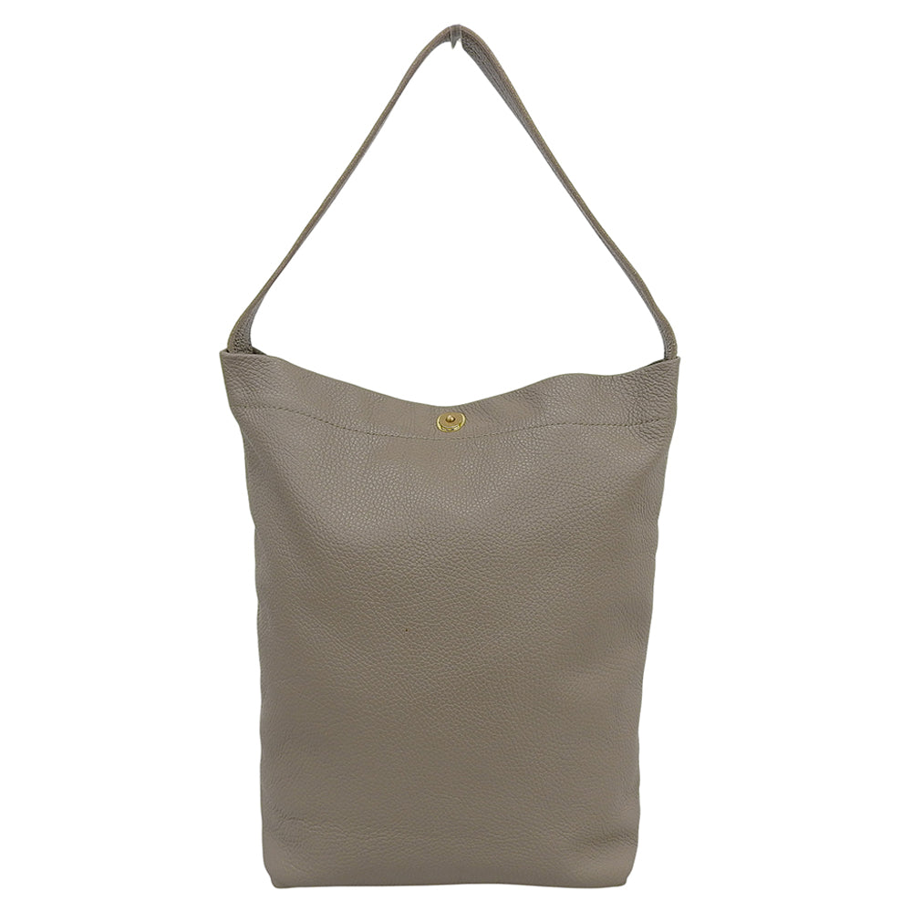 Excellent Condition, Shrunken Leather Shoulder Bag, One Shoulder, Women's, Beige Shoulder Bag, Women's