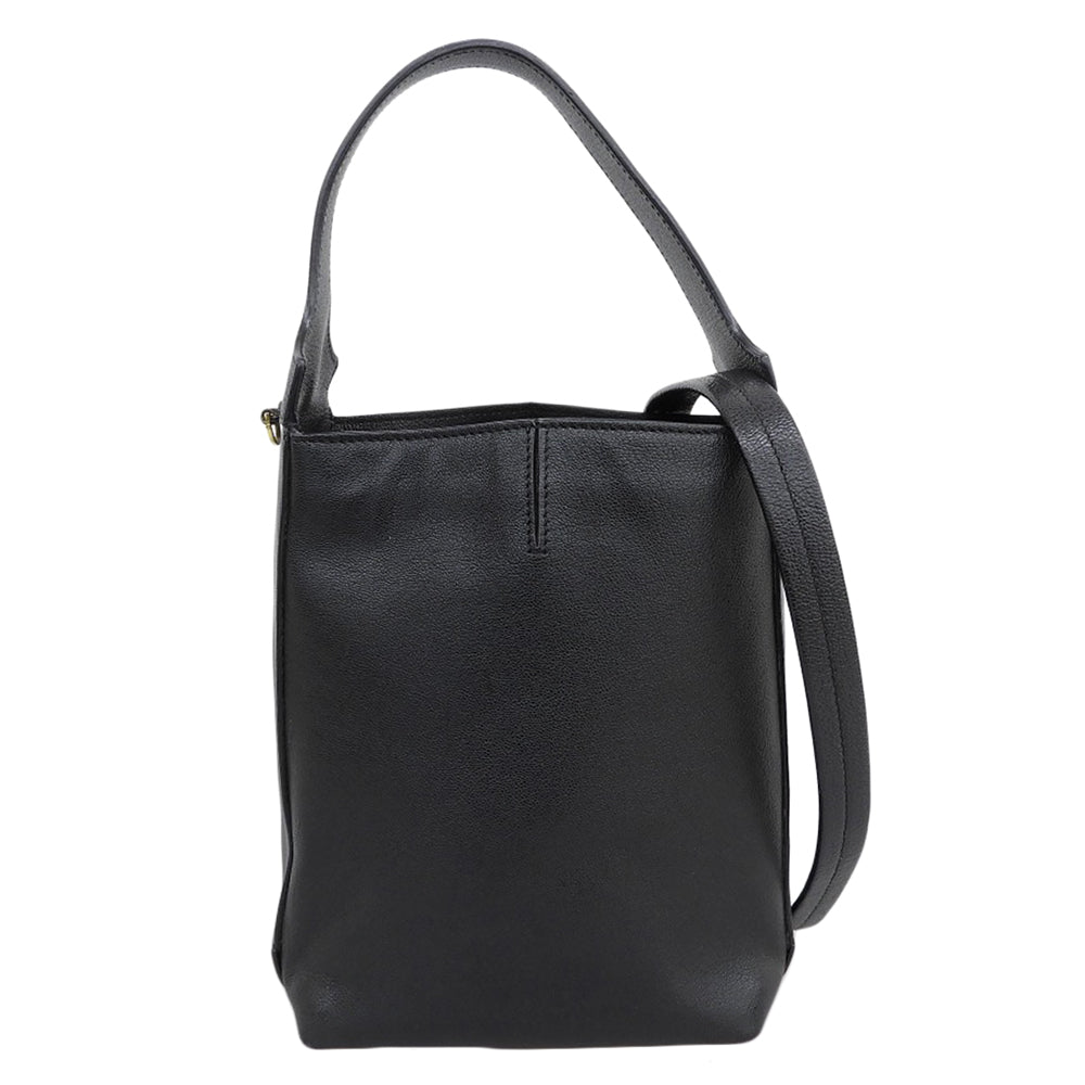innis innis 2way Leather Shoulder Bag Handbag Ladies Black Handbag