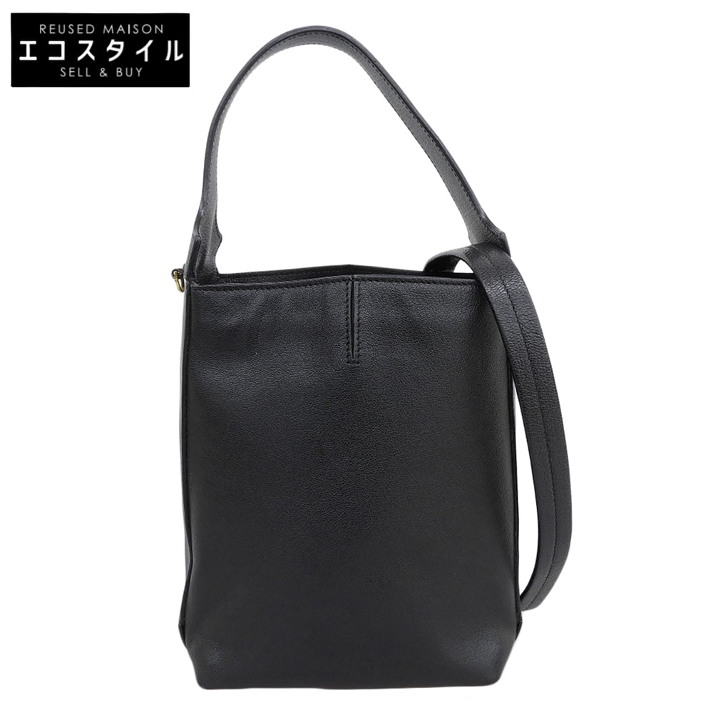 innis イニス 2way レザー ショルダーバッグ ハンドバッグ レディース ブラック ハンドバッグ