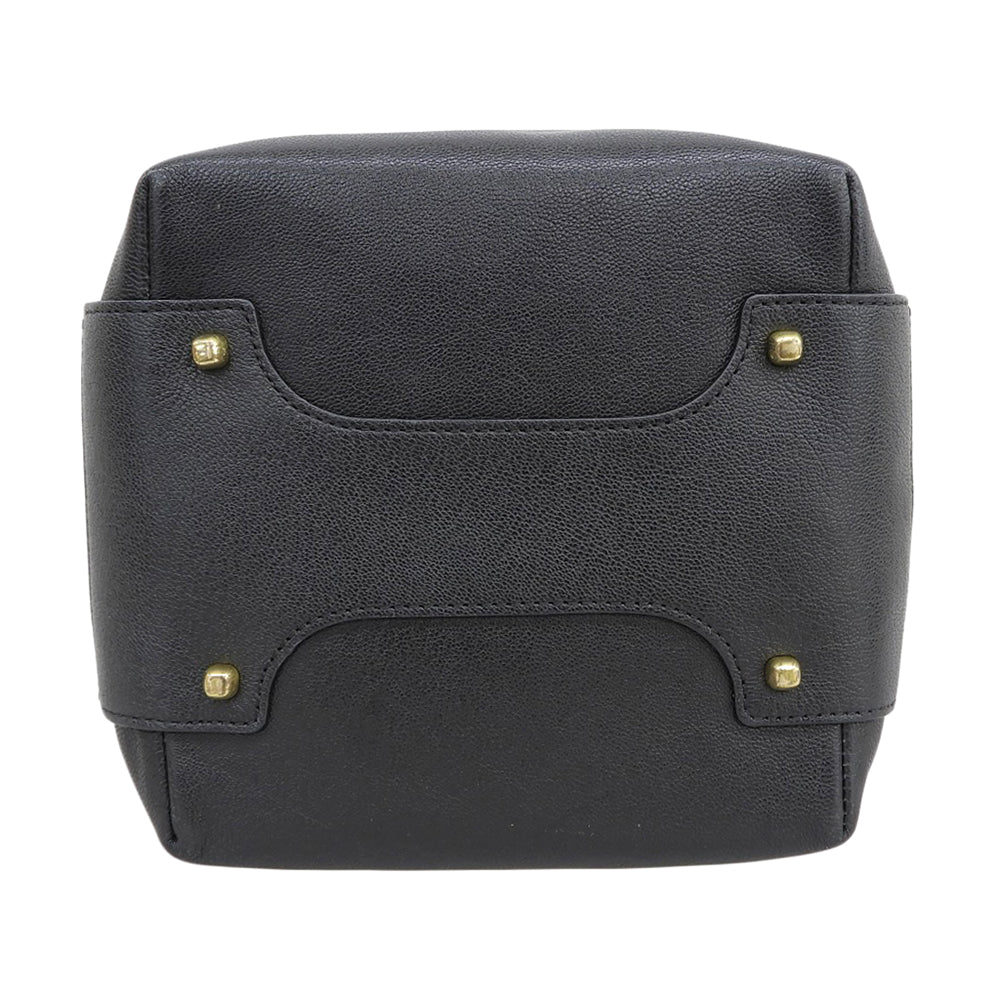 innis innis 2way Leather Shoulder Bag Handbag Ladies Black Handbag