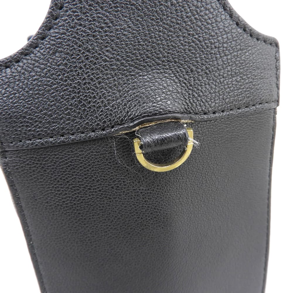 innis innis 2way Leather Shoulder Bag Handbag Ladies Black Handbag