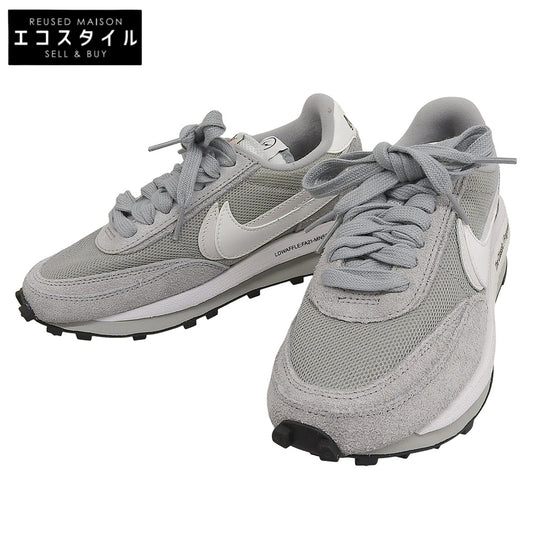 NIKE ナイキ 新品同様 LD ワッフル ライトスモークグレー スニーカー レディース グレー×ホワイト 23cm DH2684-001 シューズ 4(US)