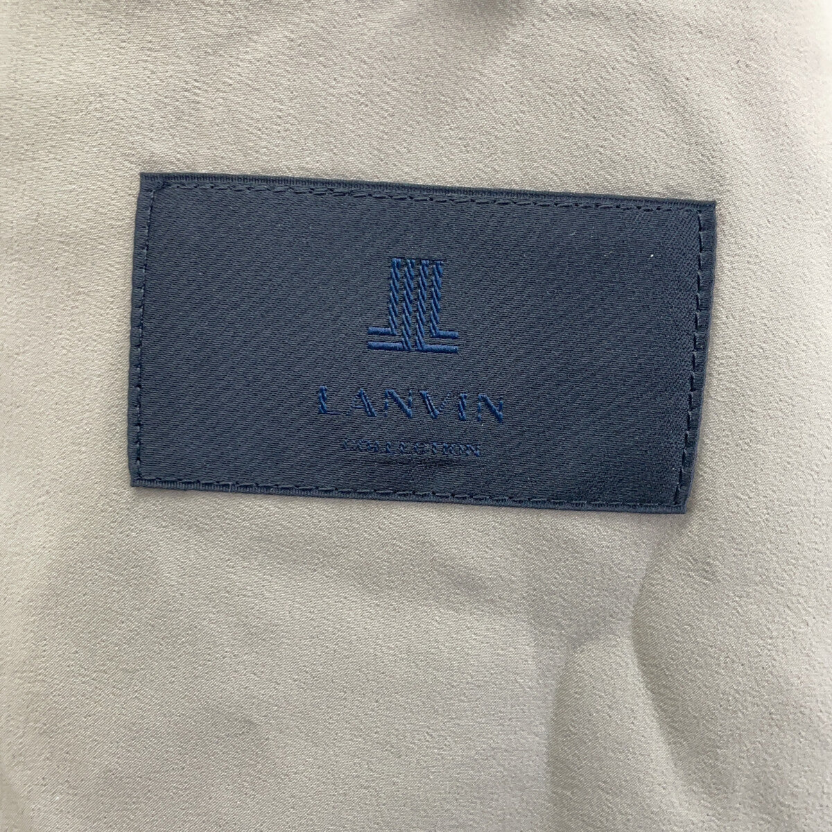 LANVIN COLLECTION 浪凡典藏 158252 卡其色 双向弹力尼龙超大款夹克