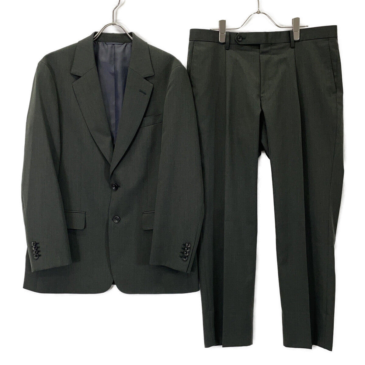 MOJK5105 Khaki Single-Breasted Two-Button Jacket L Men's