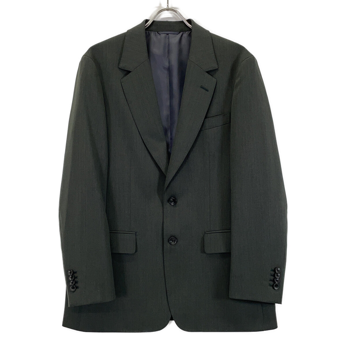 MOJK5105 Khaki Single-Breasted Two-Button Jacket L Men's