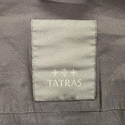 TATRAS タトラス MTAT24S4945 ブラック TORMO エコスエードスタンドカラーシングルライダース ジャケット