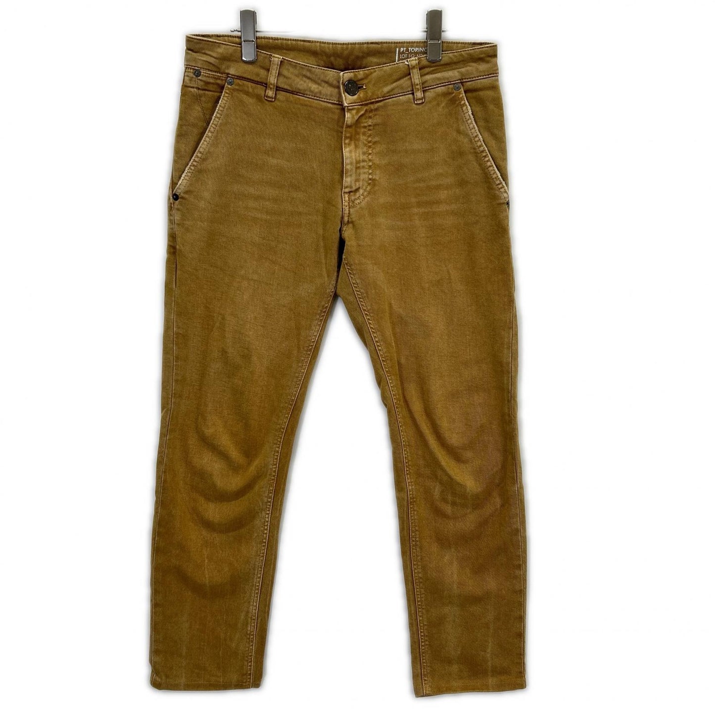 PT TORINO ピーティートリノ ×ﾄｩﾓﾛｰﾗﾝﾄﾞ GRUNGE ﾍﾞｰｼﾞｭ ﾃﾞﾆﾑﾊﾟﾝﾂ ボトムス 32