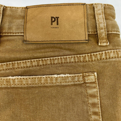 PT TORINO ピーティートリノ ×ﾄｩﾓﾛｰﾗﾝﾄﾞ GRUNGE ﾍﾞｰｼﾞｭ ﾃﾞﾆﾑﾊﾟﾝﾂ ボトムス 32