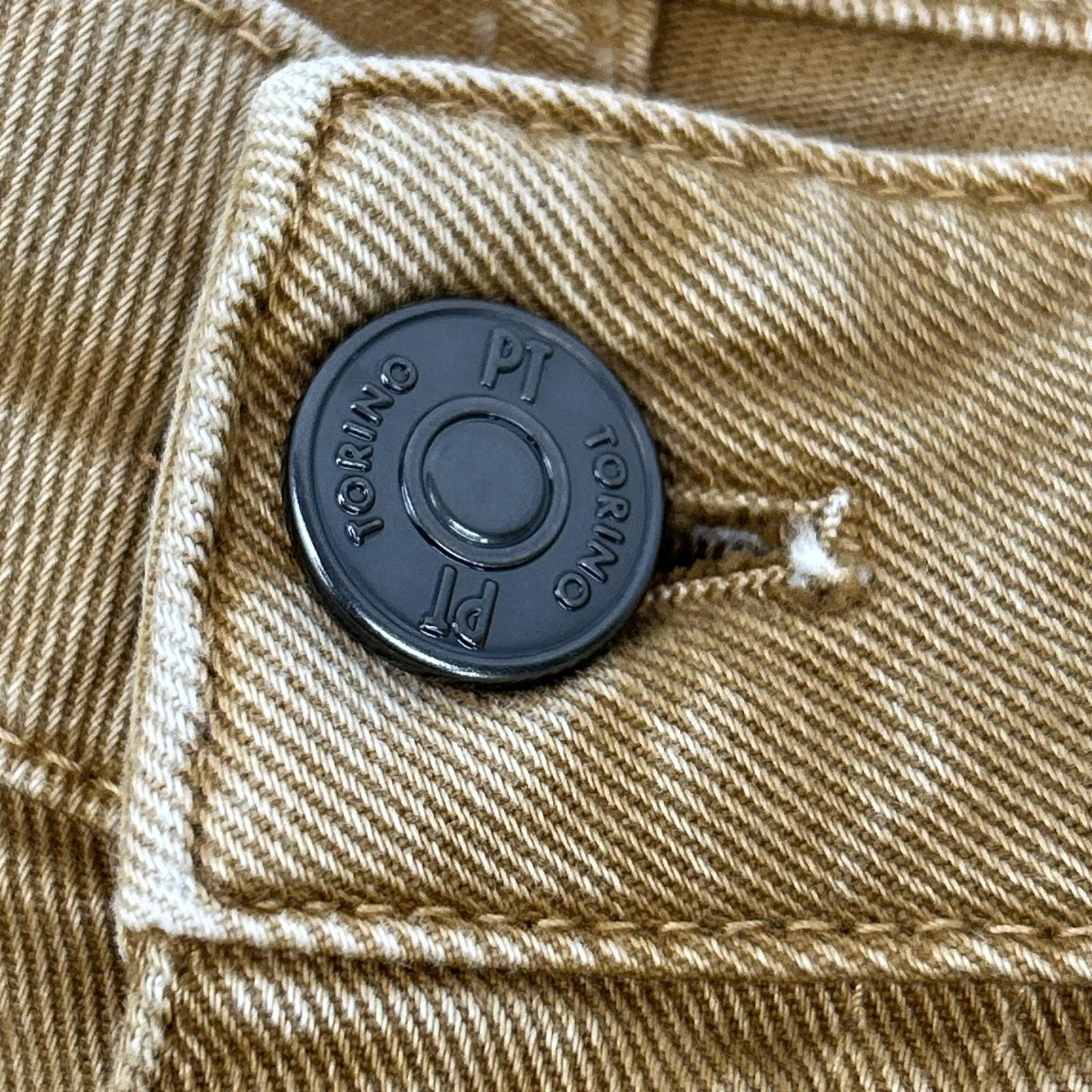 PT TORINO ピーティートリノ ×トゥモローランド GRUNGE ベージュ デニムパンツ ボトムス