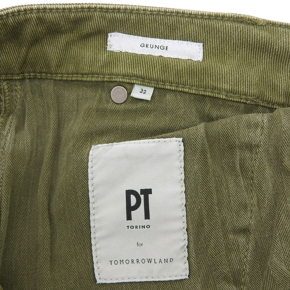 PT TORINO ピーティートリノ GRUNGE テーパードパンツ ボトムス メンズ カーキグリーン 32 ボトムス