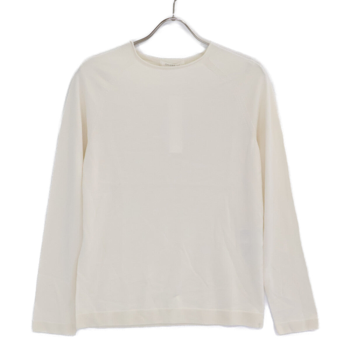 [Like New] 23-02-34-02004 Washable Silk Crew Neck Pullover Sweater Top F Women's
