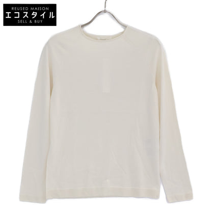 [Like New] 23-02-34-02004 Washable Silk Crew Neck Pullover Sweater Top F Women's