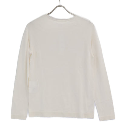 [Like New] 23-02-34-02004 Washable Silk Crew Neck Pullover Sweater Top F Women's