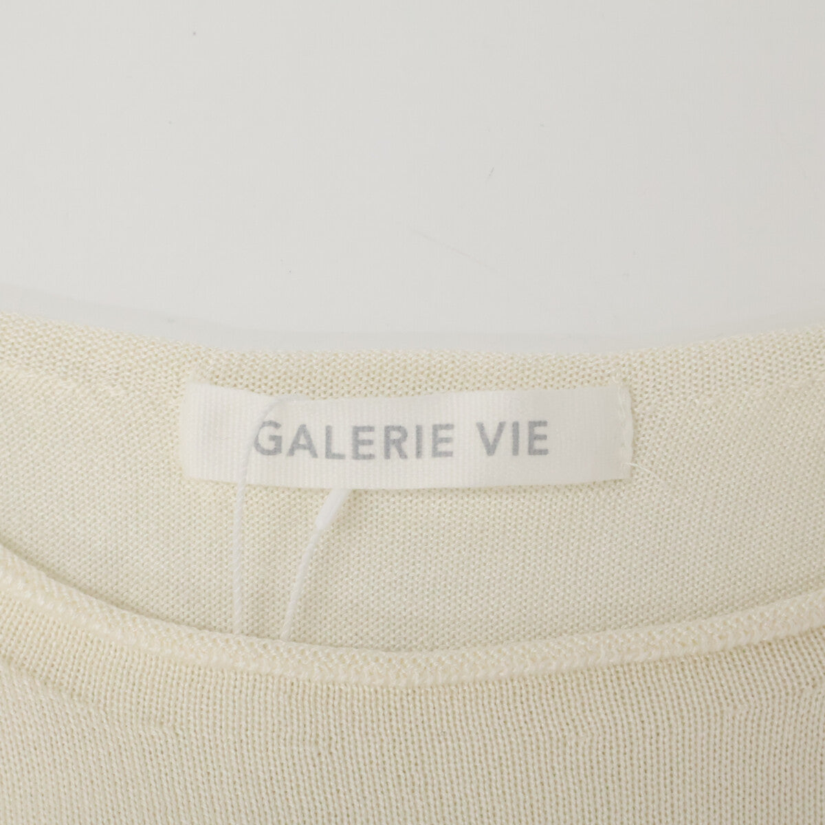 [Like New] 23-02-34-02004 Washable Silk Crew Neck Pullover Sweater Top F Women's