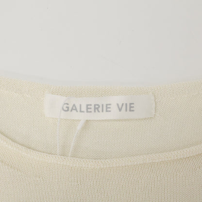 [Like New] 23-02-34-02004 Washable Silk Crew Neck Pullover Sweater Top F Women's