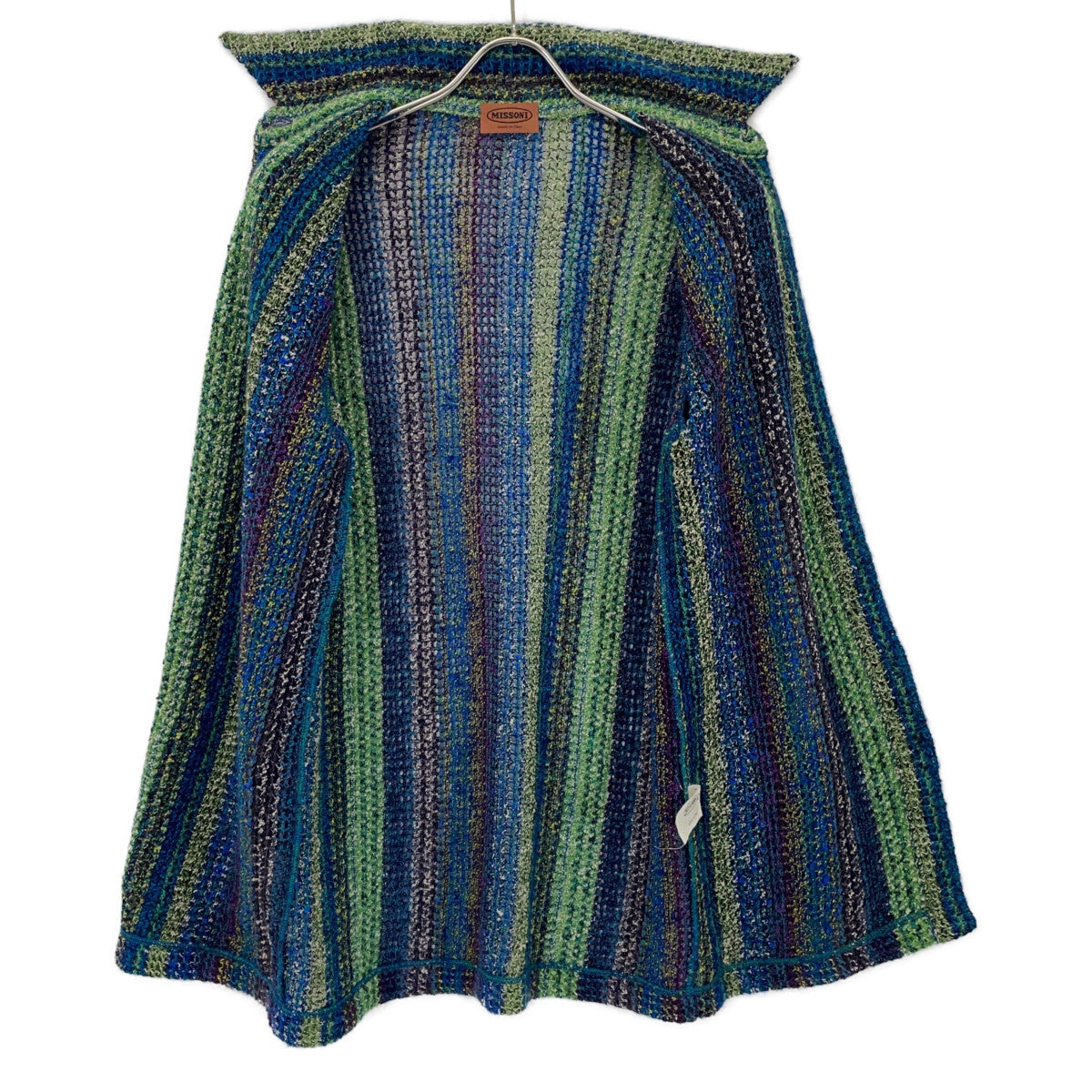 MISSONI Multi-color Green Wool x Mohair Knit Jacket