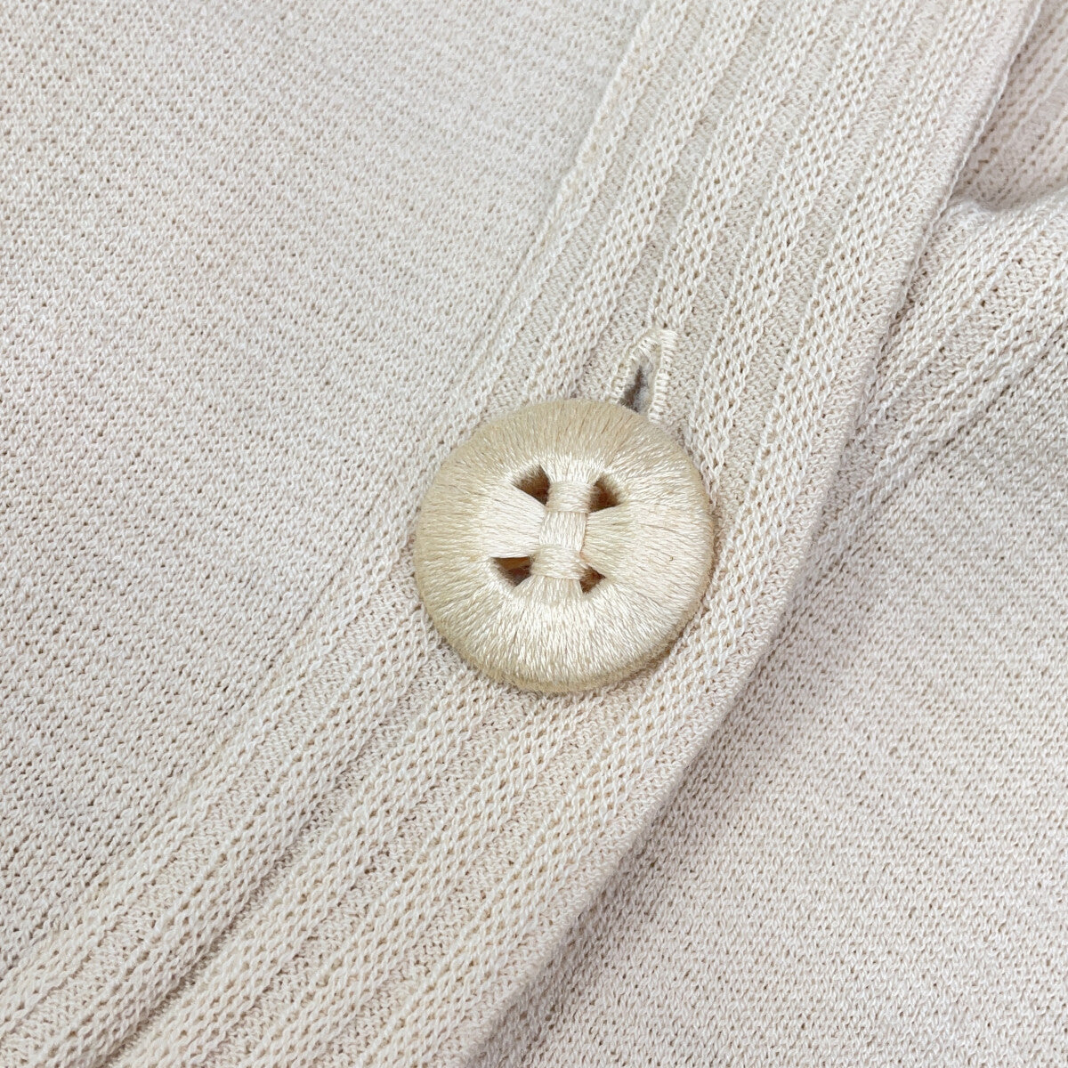 Beige Wool 1B Jacket Jacket 42 Ladies