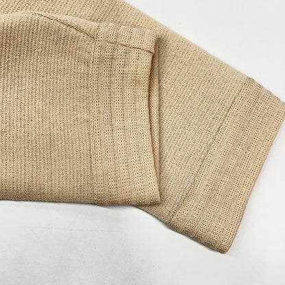 Beige Wool 1B Jacket Jacket 42 Ladies