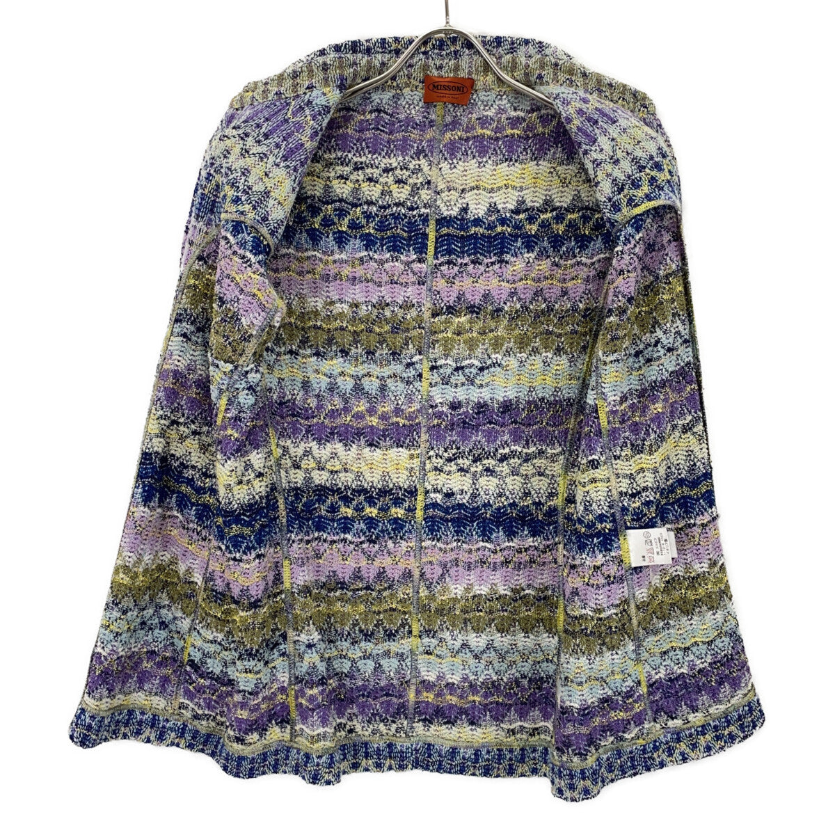 MISSONI ミッソーニ ブルー系 マルチカラー リネン ジャケット ジャケット