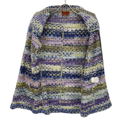 MISSONI ミッソーニ ブルー系 マルチカラー リネン ジャケット ジャケット
