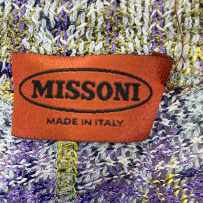 MISSONI ミッソーニ ブルー系 マルチカラー リネン ジャケット ジャケット