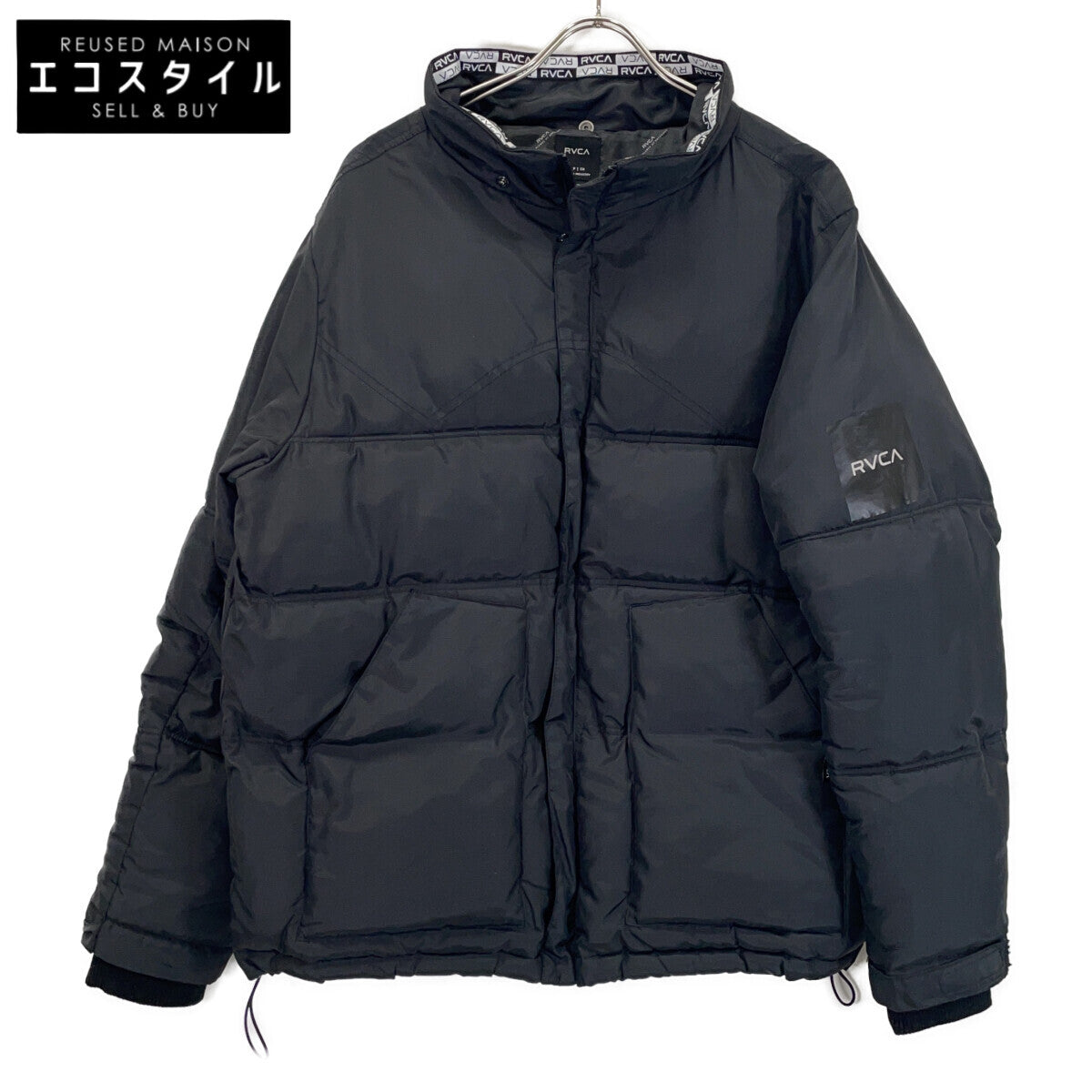 RVCA BB042767 黑色 羽绒夹克 夹克 S