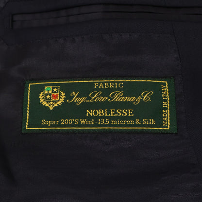 Brilla per il gusto Loro Piana NOBLESSE Fabric Single 3-Roll-2 Button Silk Blend Suit Set