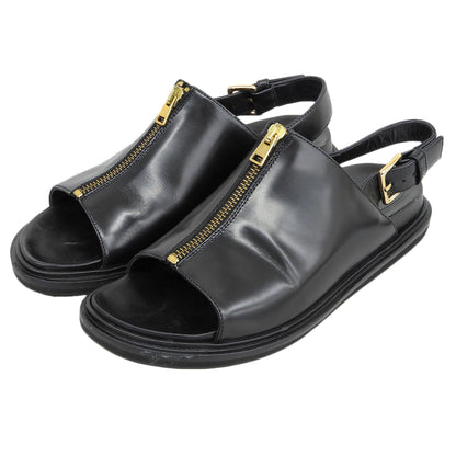 MARNI マルニ レザー シューズ レディース 黒 ブラック 36 FBMST11G01 LV542 00N99 シューズ 36