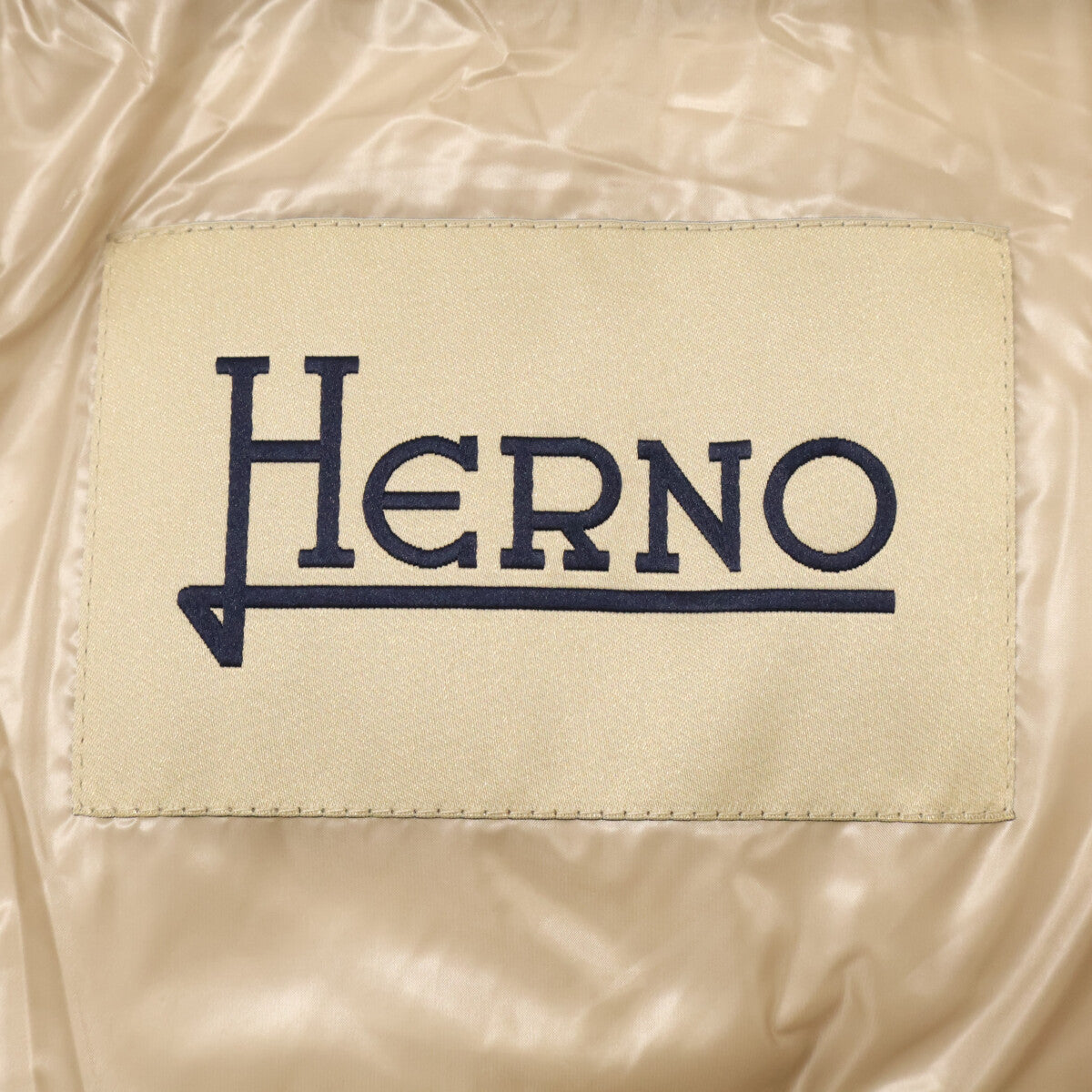 HERNO ヘルノ 新品未使用 サテン&レディオルタナティブ ファー ロングコート コート