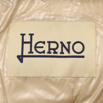 HERNO ヘルノ 新品未使用 サテン&レディオルタナティブ ファー ロングコート コート