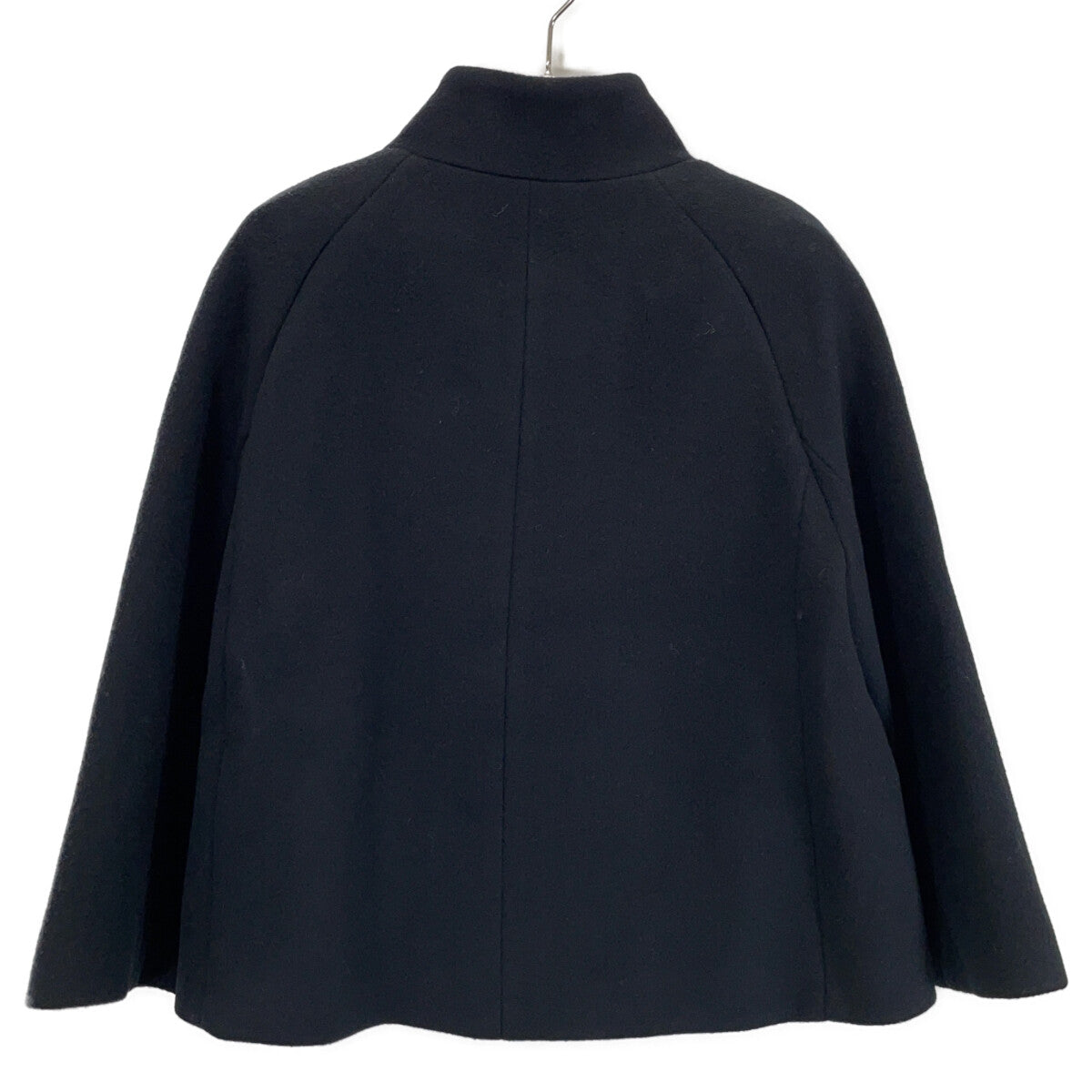 23 Black 10232717110 Wool Beaver Short Coat Coat 38 Women's