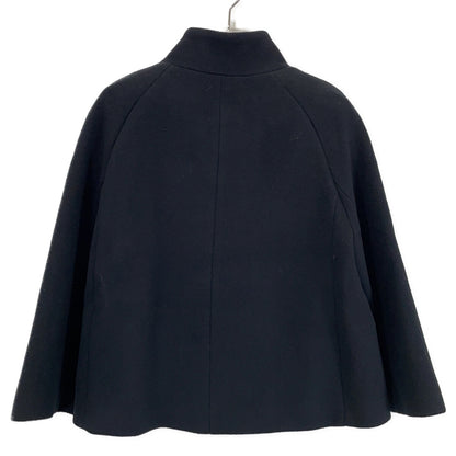 23 Black 10232717110 Wool Beaver Short Coat Coat 38 Women's