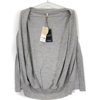 TOYOBOSHI TOYOBOSHI Itoi NAEBA Gray 14ITAC6006 ALASHAN Cashmere Cardigan Top