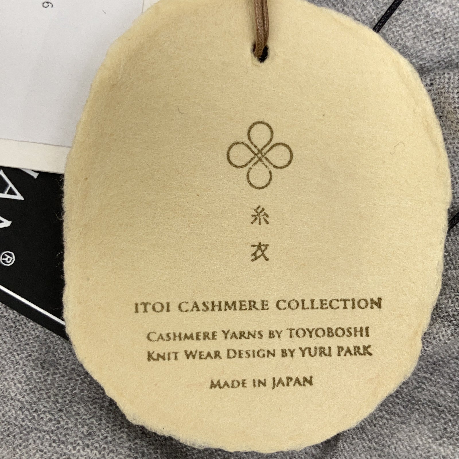 TOYOBOSHI TOYOBOSHI Itoi NAEBA Gray 14ITAC6006 ALASHAN Cashmere Cardigan Top