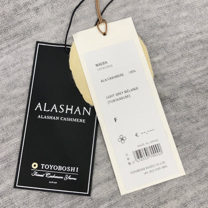 TOYOBOSHI TOYOBOSHI Itoi NAEBA Gray 14ITAC6006 ALASHAN Cashmere Cardigan Top