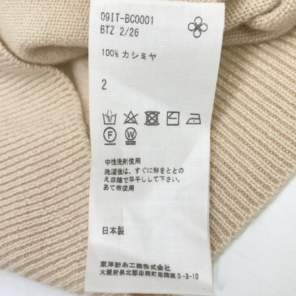 TOYOBOSHI トウヨウボウシ ベージュ ASAYO 14ITBC0001 ベビーカシミヤ Vネック セーター トップス