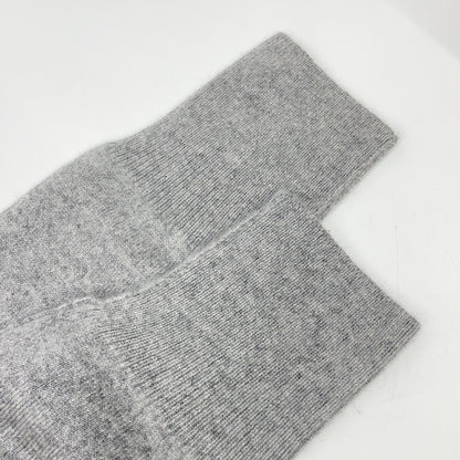 TOYOBOSHI TOYOBOSHI Gray ASAYO 14ITBC0001 Baby Cashmere V-neck Sweater Top