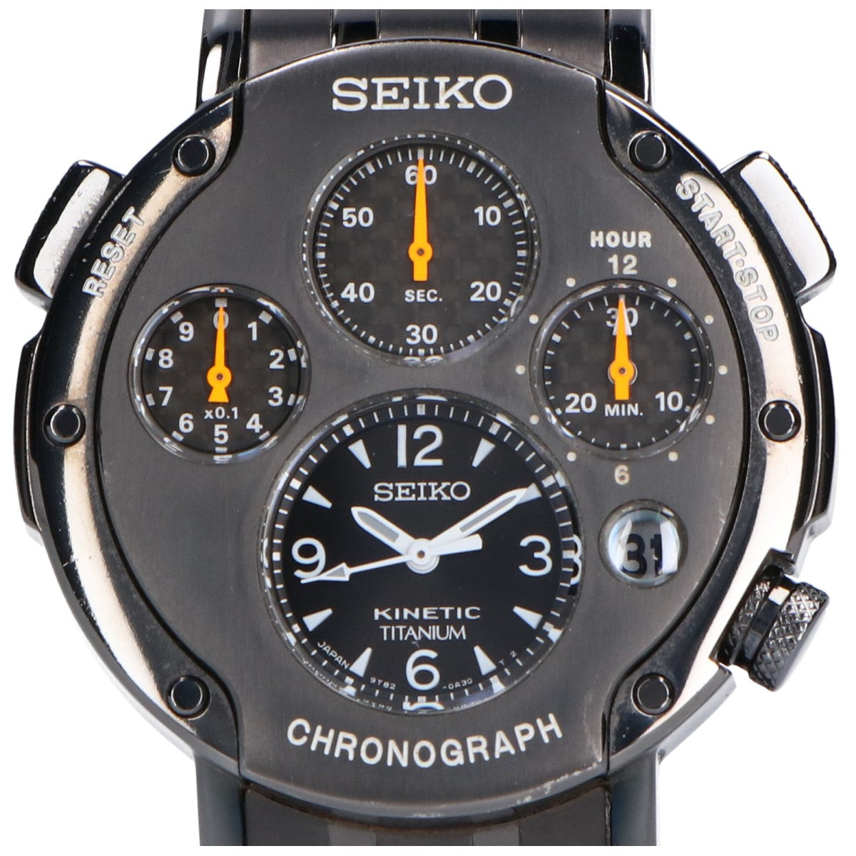 SEIKO Seiko Kinetic SBXZ003 9T82-0A40 Sportura Kinetic Chronograph 2nd Watch Watch
