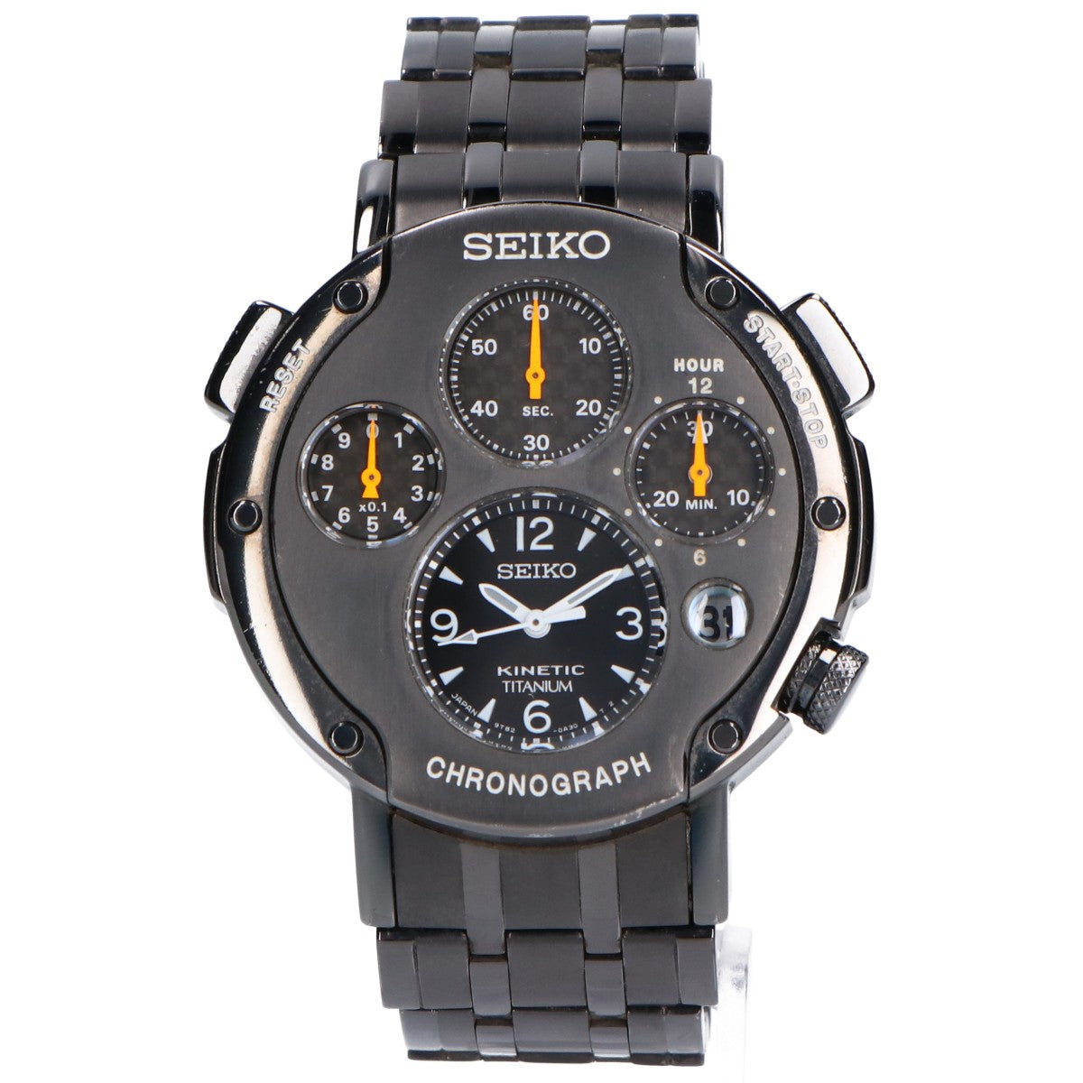 SEIKO Seiko Kinetic SBXZ003 9T82-0A40 Sportura Kinetic Chronograph 2nd Watch Watch