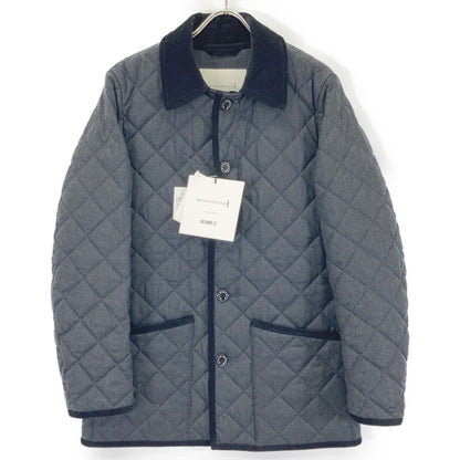 [BEAMS F Exclusive] G242QO1006EXQAC Black WAVERLY Quilted Jacket Jacket 34 Men's