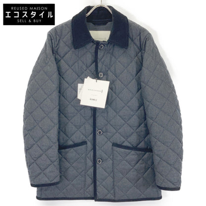 [BEAMS F Exclusive] G242QO1006EXQAC Black WAVERLY Quilted Jacket Jacket 34 Men's